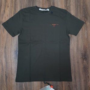 Off-White Khaki Casual T-Shirt